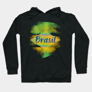 Brasil Flag Hoodie